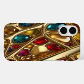 Gold & Jewels #34 - iPhone 16 Hoesjes (Achterkant (horizontaal))