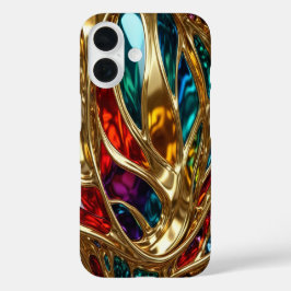 Gold & Jewels #35 - iPhone 16 Hoesjes