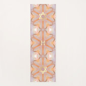 Gold Jewish Star van David,  gloeiend hart Yogamat (Voorkant)