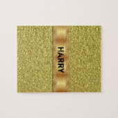 Gold Jigzaag Puzzle Legpuzzel (Horizontaal)