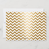 Gold Jingle en Mingle Holiday Card Feestdagenkaart (Achterkant)