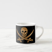 Gold Jolly Roger Espresso Kop (Rechts)