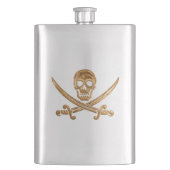 Gold Jolly Roger Flacon (Voorkant)