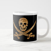 Gold Jolly Roger Grote Koffiekop (Rechts)