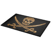 Gold Jolly Roger Snijplank (Hoek)