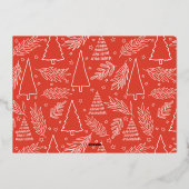 Gold Joy Holiday Kaart (Achterkant)