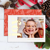 Gold Joy Holiday Kaart