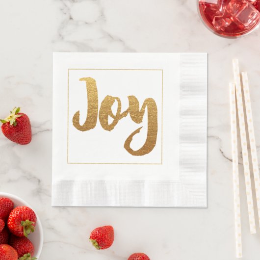 Gold Joy Kerst Papier servetten (Insitu)