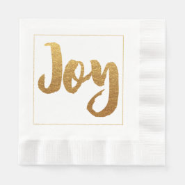Gold Joy Kerst Papier servetten