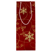 Gold Joy-kerstwijn met cadeautas (Achterkant)