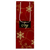 Gold Joy-kerstwijn met cadeautas (Voorkant)