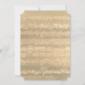 Gold JOY Wreath Chalkboard kerstconcert Kaart (Achterkant)