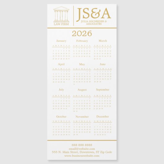 Gold Justice Columns Law Firm Logo 2026 (Voorkant)