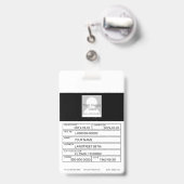 Gold Justice Scale Badge (Achterkant met intrekbare clip)