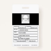 Gold Justice Scale Badge (Achterkant)