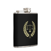 Gold Justice Scale Heupfles (Rechts)