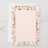 Gold Justice Scale Wildflowers Afstuderen Kaart (Achterkant)