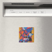 "Gold & juwelen" Abstracte afwasmachine Magnet (Insitu (Vaatwasser))