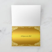 Gold Kaart "Happy Birthday" (Binnen)