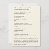 Gold katholieke bruiloft Angelus Prayer (Achterkant)