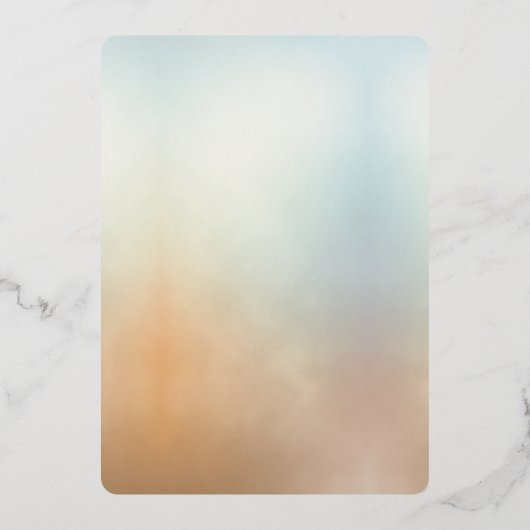 Gold Kerstbal Ornament Holiday Folie Uitnodiging (Achterkant)