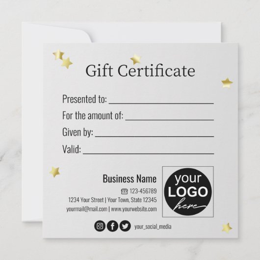 Gold kerstbal-staart lint Blauwgroen cadeaukaart (Achterkant)