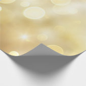 Gold kerstballen, feestdag cadeaupapier (Hoek)