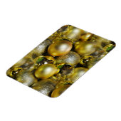 Gold KerstBaubles Magneet (Linkerzijde)