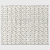 Gold kerstbomen, kleinschalige wappapier cadeaupapier (Vlak)