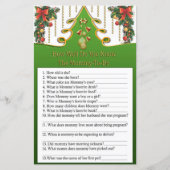 Gold kerstboom hoe goed je het spel kent (Voorkant)