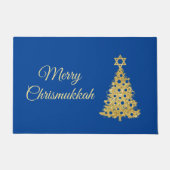 Gold kerstboom met ster David door Mat (Voorkant)
