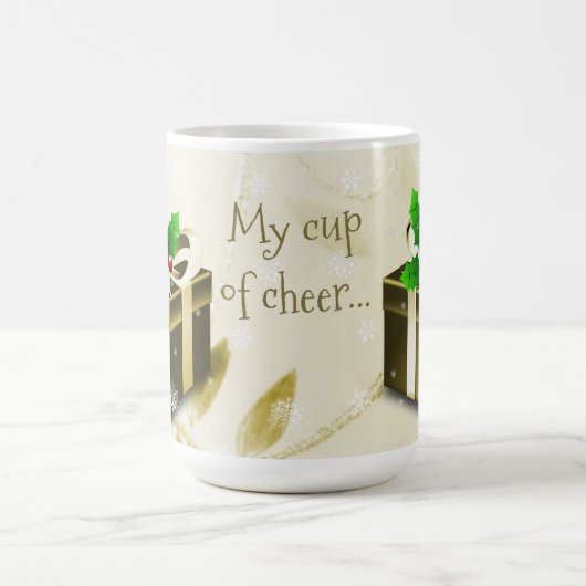 Gold-kerstcadeau-Mok Koffiemok (Center)