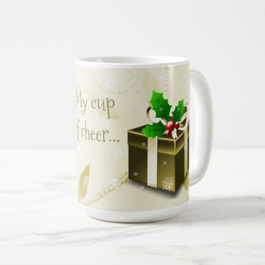 Gold-kerstcadeau-Mok Koffiemok (Voorkant rechts)