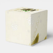 Gold kerstcadeaudoos bedankdoosjes (Achterkant)