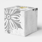 Gold kerstcadeaudoos bedankdoosjes (Achterkant)