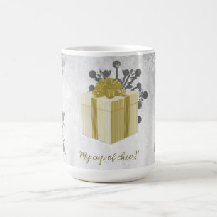 Gold kerstcadeaufeestdag Mok