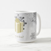 Gold kerstcadeaufeestdag Mok (Voorkant rechts)