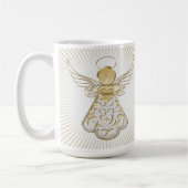 Gold Kerstengel van Grace Sunrays Koffiemok (Links)