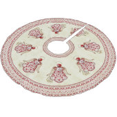 Gold-kerstengel van Song Red Filigree Kerstboom Rok (Gekanteld)