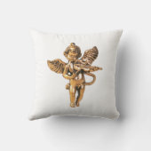 Gold Kerstfeestdag enendecoratie Kussen (Achterkant)