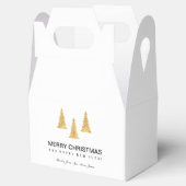 Gold Kerstmis Bedankdoosjes (Geopend)