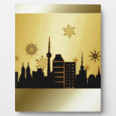 Gold Kerstmis Fotoplaat (Voorkant)