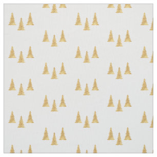 Gold Kerstmis Stof
