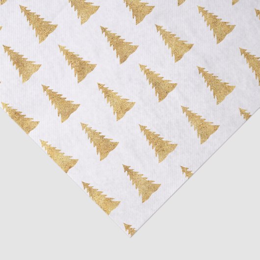 Gold Kerstmis Tissuepapier (Detail)