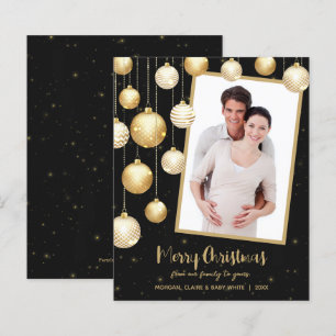 Gold Kerstsieraden Fotovakantiekaarten