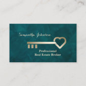 Gold Key Aquamarijn Vastgoed Visitekaartje (Voorkant)