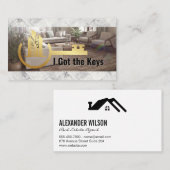 Gold Key Bedrijfsvastgoed | Binnenland Visitekaartje (Voorkant / Achterkant)