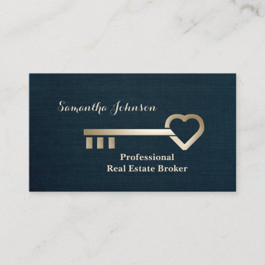 Gold Key Blue Spruce Real Estate Visitekaartje (Voorkant)