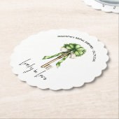 Gold Key Clover Bridal Shower Personalized  Kartonnen Onderzetters (Gekanteld)