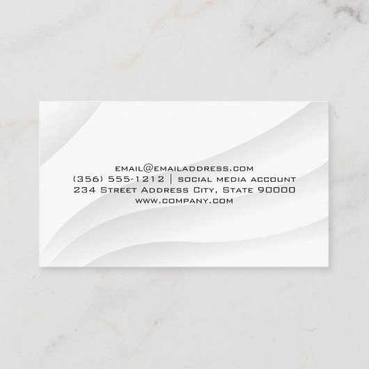 Gold Key en City Logo | QR-code Visitekaartje (Achterkant)